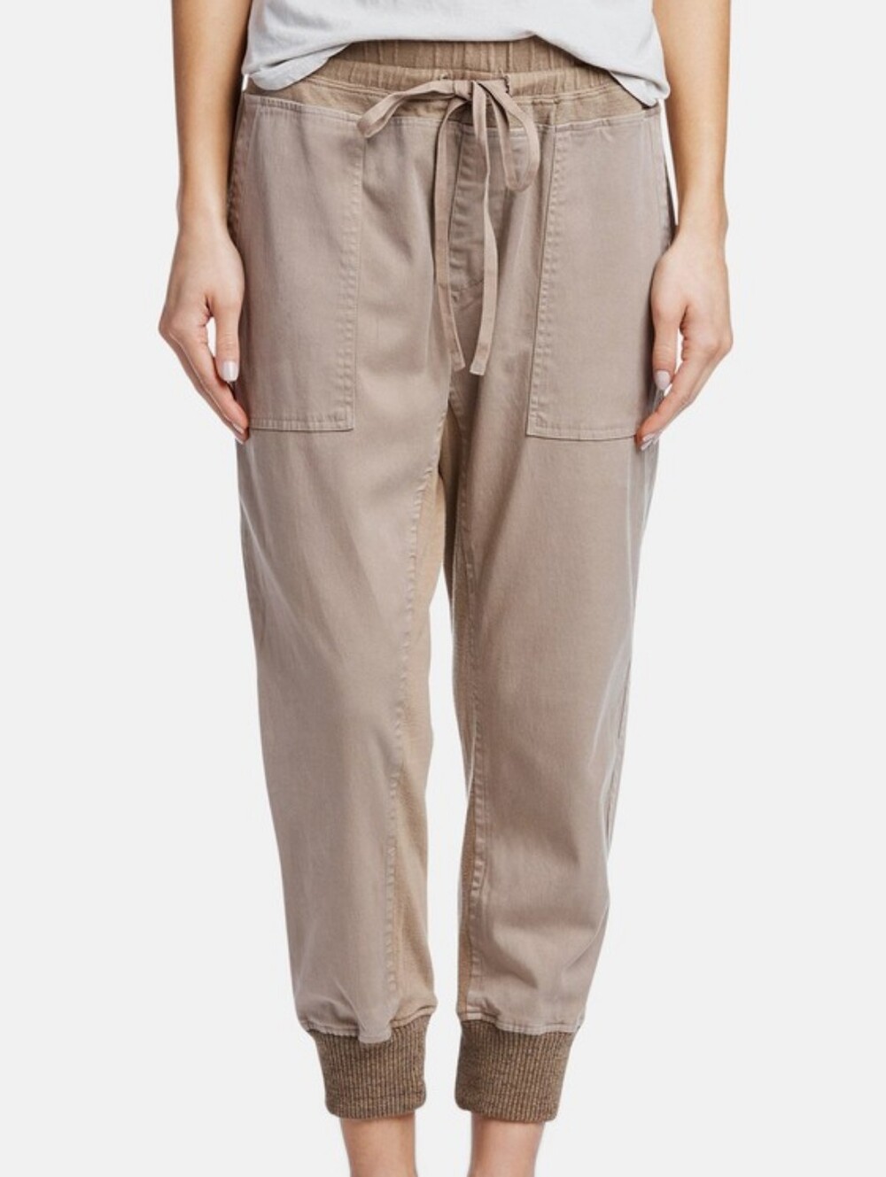 Standard James Perse Mixed Media Ribbed Joggers Size 1 Small Athleisure